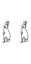 Rabbit Line Art by Nongyao — Dingbats Font — thumbnail 8