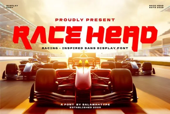 Race Head by salamahtype β Slab Serif Font