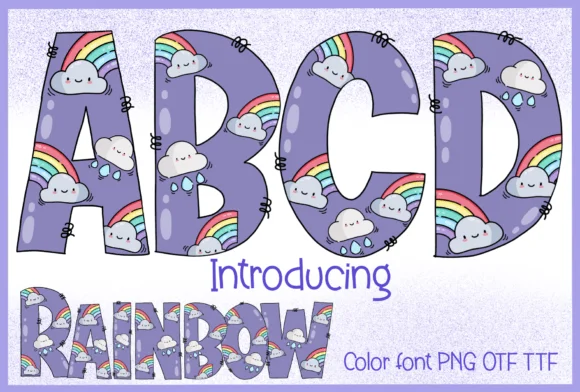 Rainbow by Itme_digitalart β Color Fonts Font