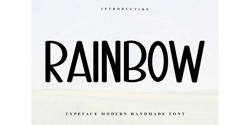 Rainbow Font by Inermedia STUDIO — Sans Serif Font