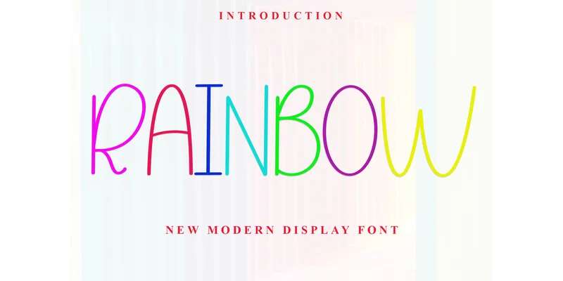 Rainbow Font by Inermedia STUDIO — Display Font