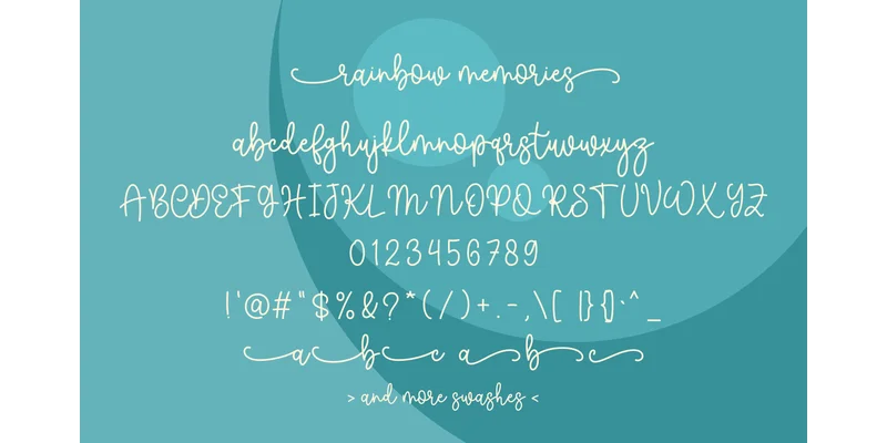 Rainbow Memories Font by onlyfontyouandme — Display Font — thumbnail 7