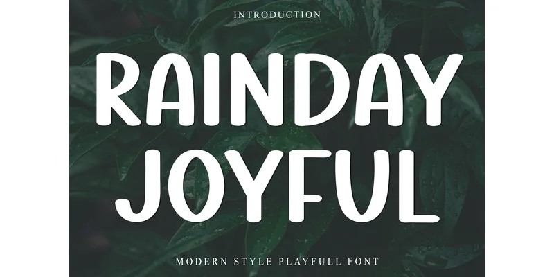 Rainday Joyful Font by Inermedia STUDIO — Sans Serif Font