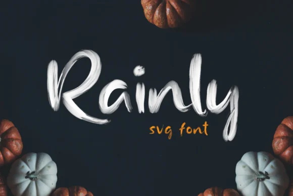 Rainly&nbsp; by craftsupplyco — Color Fonts Font