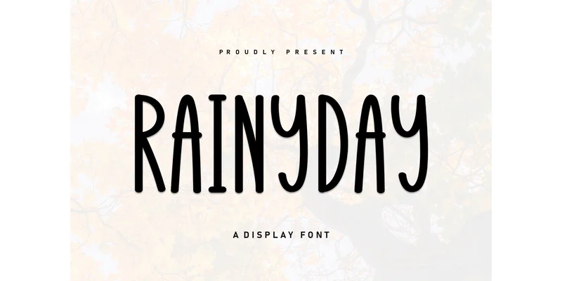 Rainyday Font by KC Production — Display Font