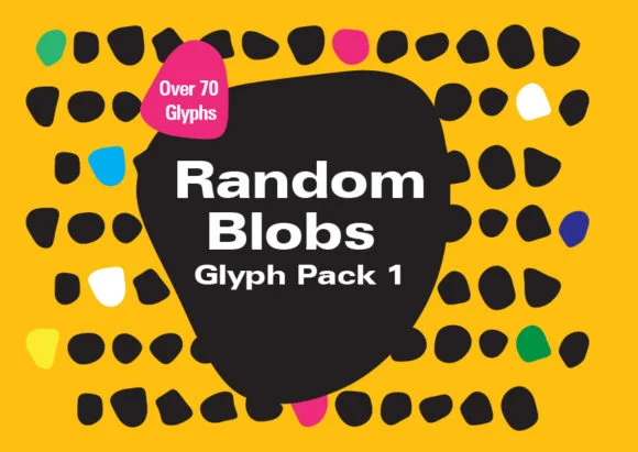 Random Blobs 1 by GraphicsBam Fonts — Dingbats Font