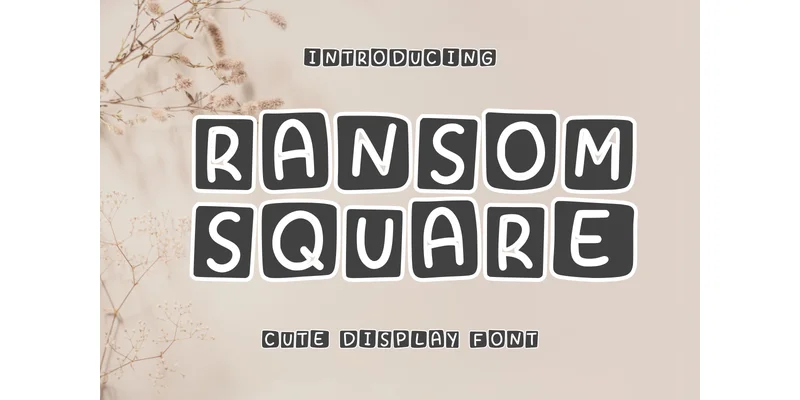 Ransom Square Font by SiapGraph — Display Font