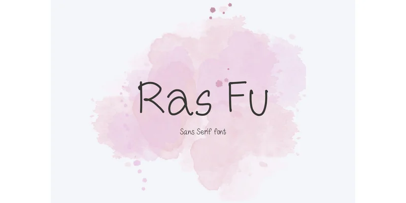 Ras Fu Font by TanoiCartoonist — Sans Serif Font