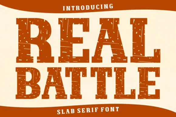 Real Battle by Ade (7NTypes) — Slab Serif Font