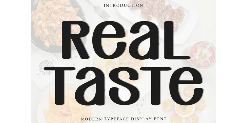 Real Taste Font by Inermedia STUDIO — Display Font