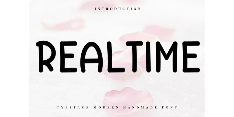 Realtime Font by FreshTypeINK — Display Font