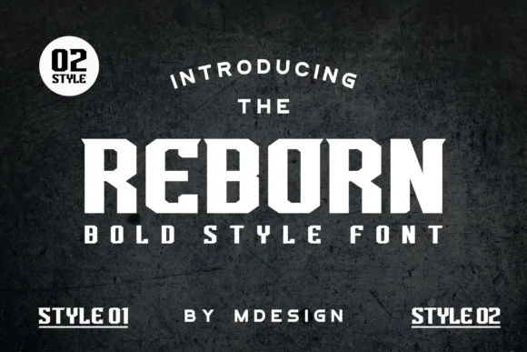 Reborn by Saiful Maliki — Slab Serif Font — thumbnail 2