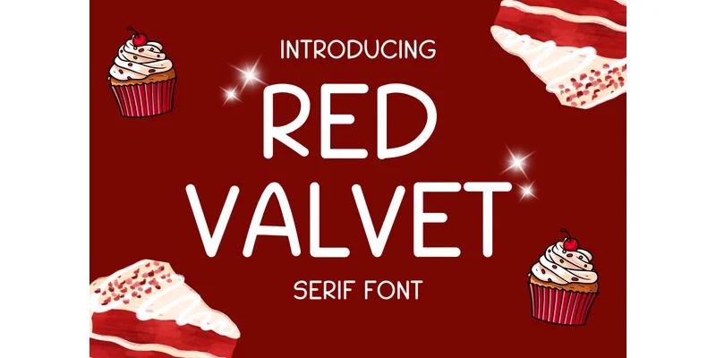 Red Valvet Font by CraftedType Studio — Sans Serif Font
