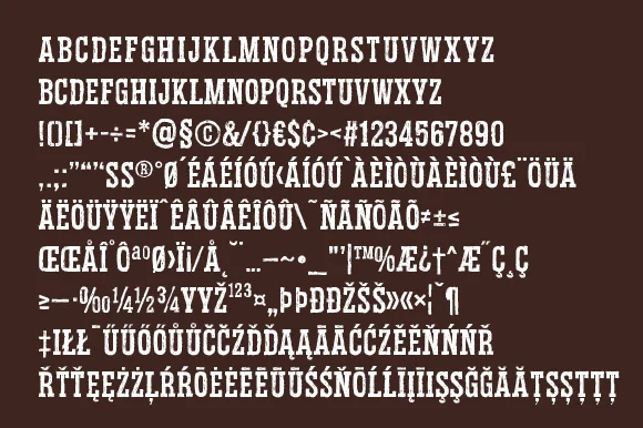 Redgar Slab by Graphite — Slab Serif Font — thumbnail 2