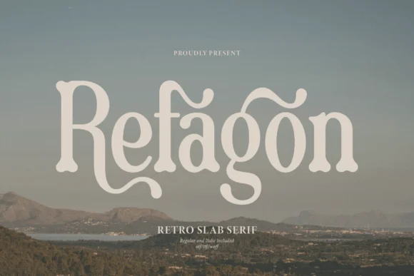 Refagon by Denustudios — Slab Serif Font