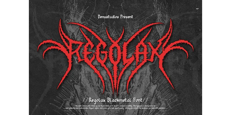 Regolax Font by Denustudios by Denustudios — Blackletter Font