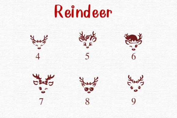 Reindeer by Nongyao — Dingbats Font — thumbnail 4
