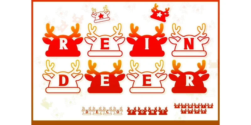 Reindeer Font by numnim by numnim — Decorative Font