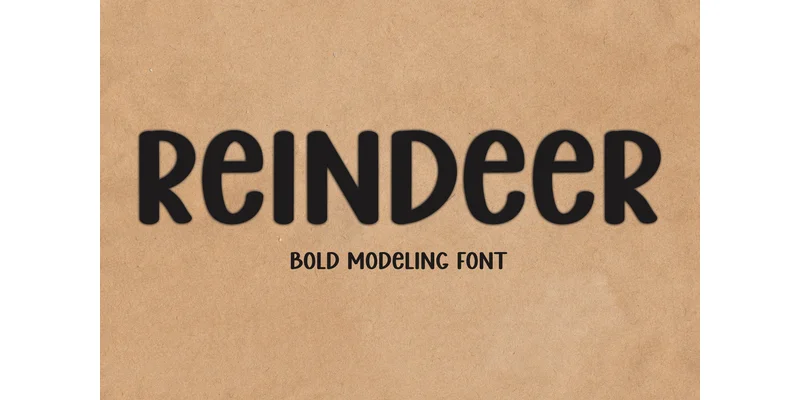 Reindeer Font by pinkmeca — Sans Serif Font