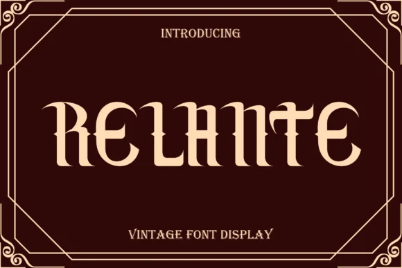 Relante by prayoga_std — Slab Serif Font