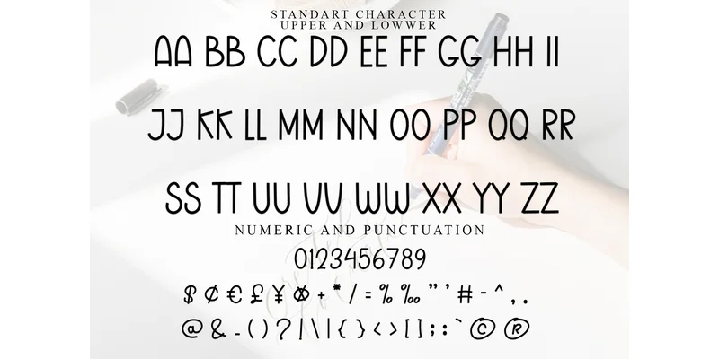 Relaxing Music Font by FreshTypeINK — Display Font — thumbnail 6