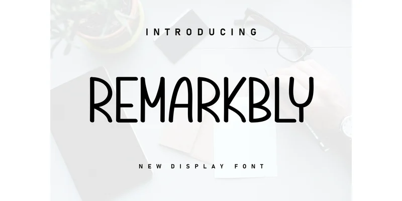 Remarkbly Font by ArtLine Design — Display Font