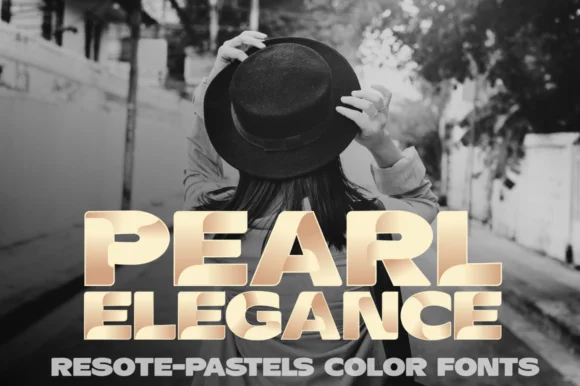 ResotE Pastels Family by glukfonts — Color Fonts Font
