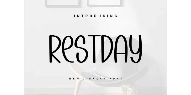 Restday Font by ArtLine Design — Display Font