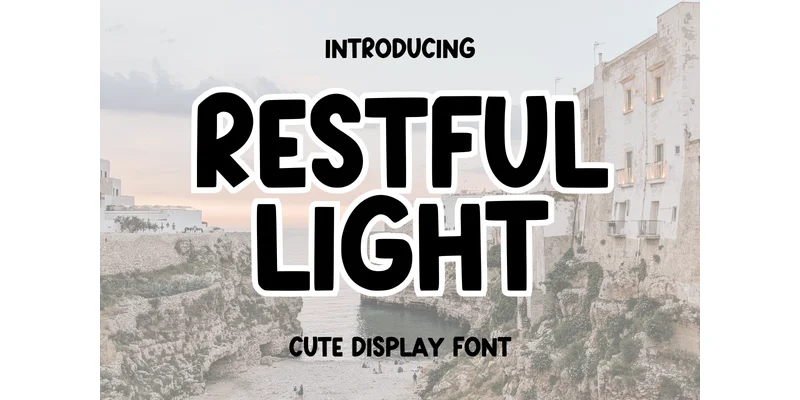 Restful Light Font by SiapGraph — Display Font