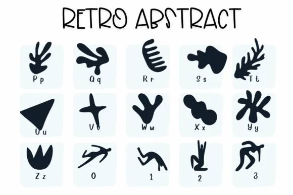 Retro Abstract by Sirinart — Dingbats Font — thumbnail 3