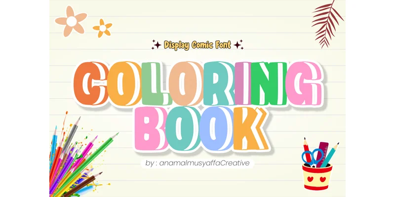 Retro Baby Font by anamalmusyaffaCreative — Display Font — thumbnail 3
