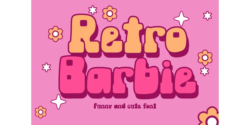 Retro Barbie Font by Infontree — Display Font