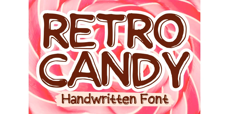 Retro Candy Font by MVMET — Display Font