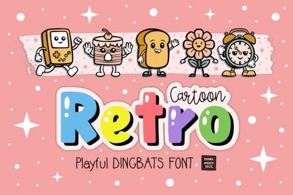 Retro Cartoon by DREAMs Soul G. — Dingbats Font