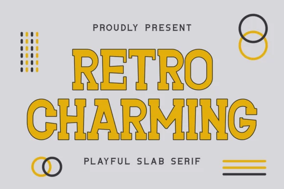 Retro Charming by Eystore — Slab Serif Font