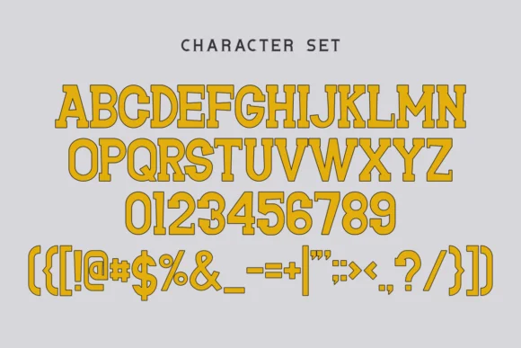 Retro Charming by Eystore — Slab Serif Font — thumbnail 6