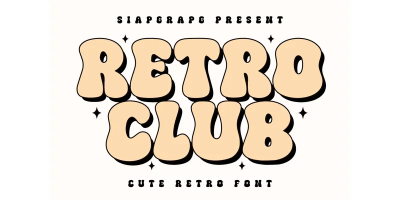 Retro Club Font by SiapGraph — Display Font