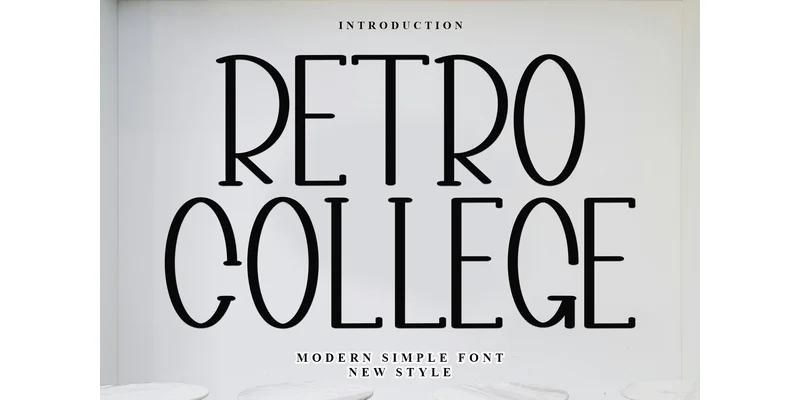 Retro College Font by Inermedia STUDIO — Display Font