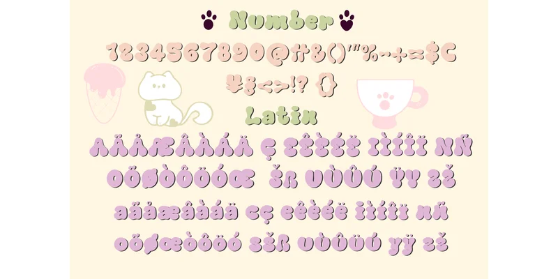 Retro Cute Font by arnon.021993 — Display Font — thumbnail 8
