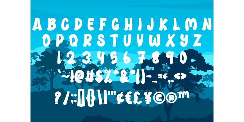 Retro Dinosaur Font by Planetz studio — Display Font — thumbnail 5