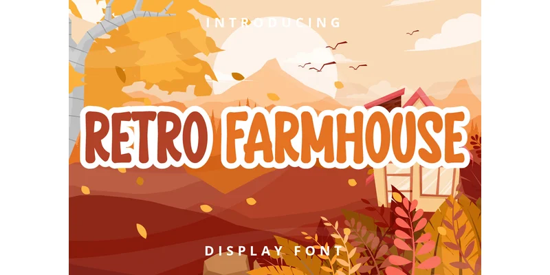 Retro Farmhouse Font by nicetrip7 — Display Font