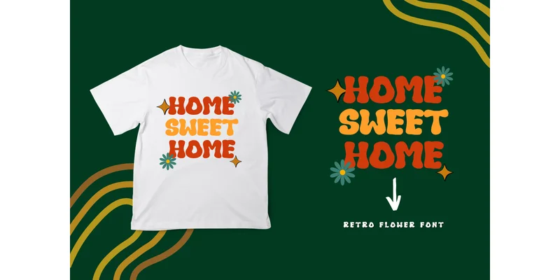 Retro Flower Font by Minimalist Eyes — Display Font — thumbnail 7