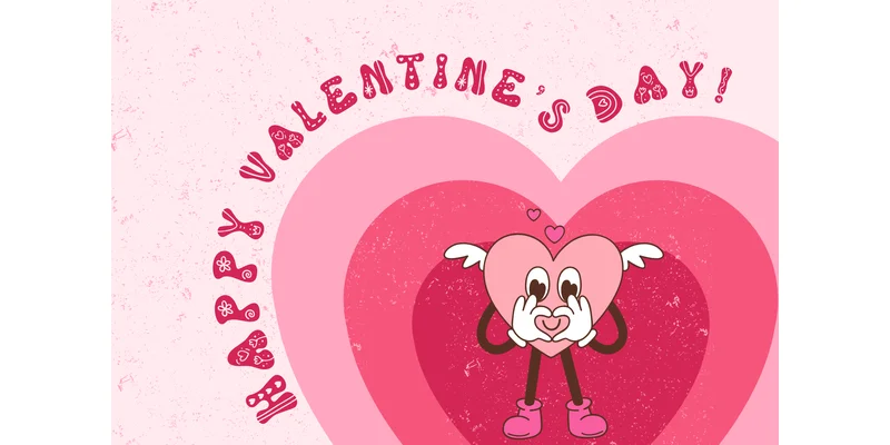Retro Funny Heart Font by Pui Art — Display Font — thumbnail 2