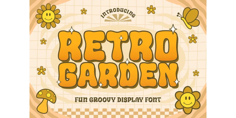Retro Garden Font by Dito (7NTypes) — Display Font
