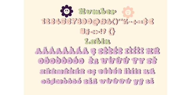 Retro Groovy Font by arnon.021993 — Display Font — thumbnail 7