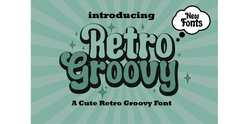 Retro Groovy Font by BlackCraft — Display Font