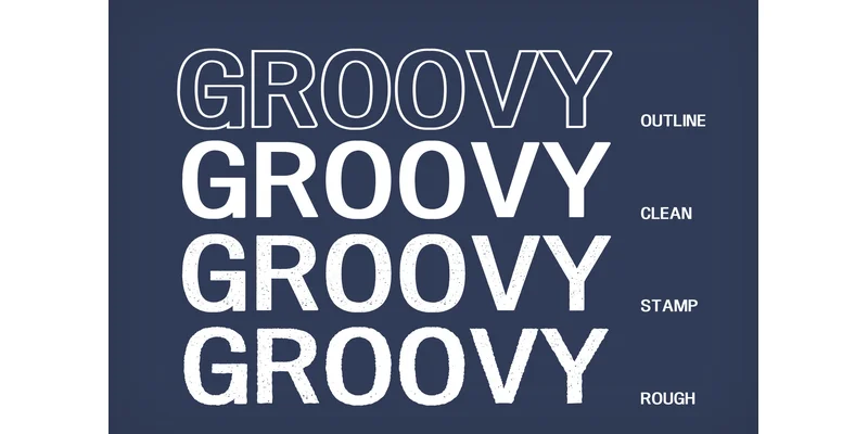 Retro Groovy Font by NPNaay — Display Font — thumbnail 2
