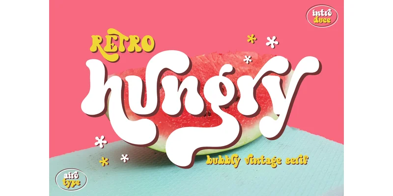 Retro Hungry Font by airotype — Display Font