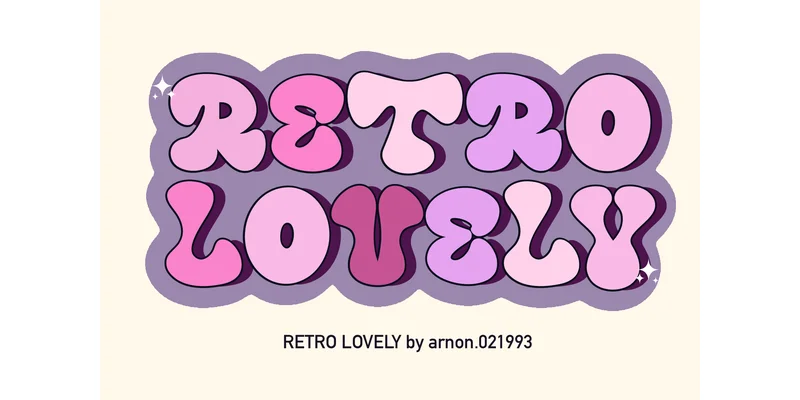 Retro Lovely Font by arnon.021993 — Display Font