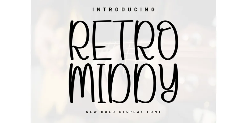 Retro Middy Font by Berkah Shop — Display Font